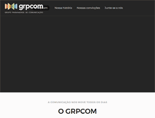 Tablet Screenshot of grpcom.com.br